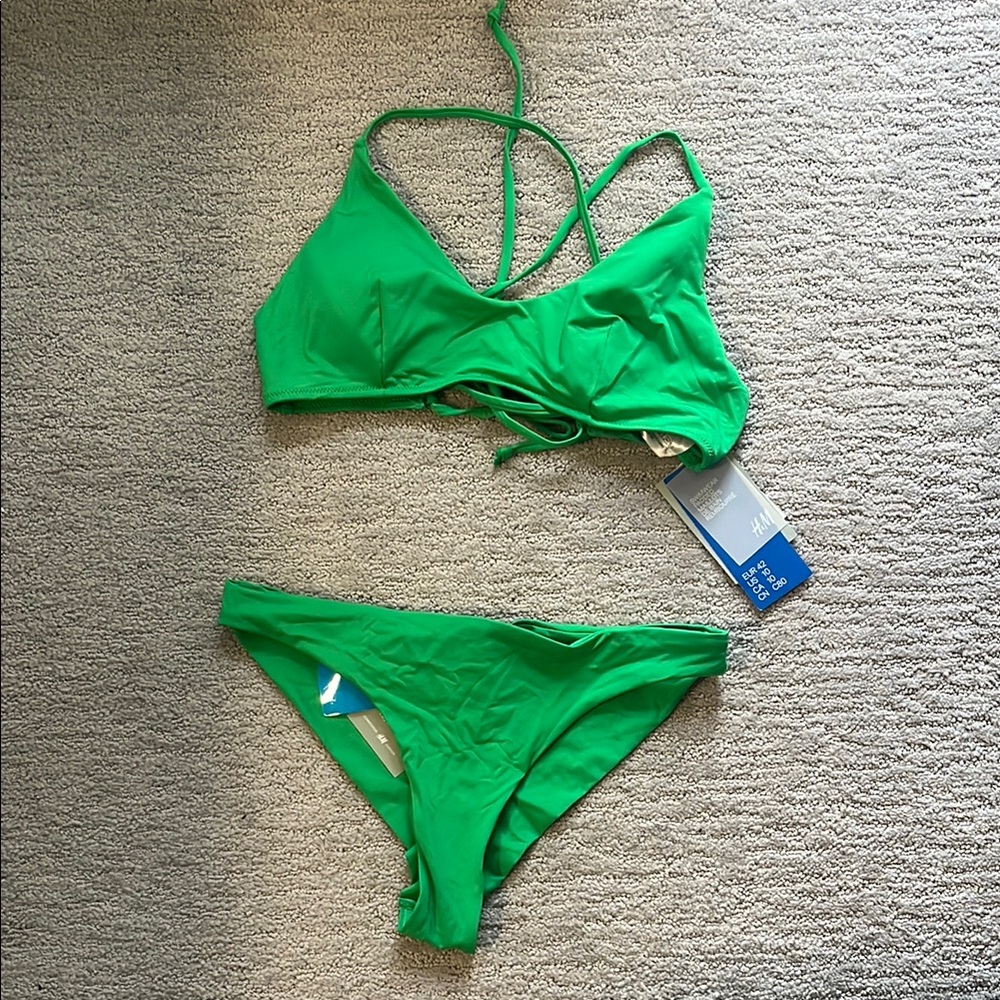 Green Women's Swimwear Set
